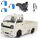 WPL D12 1/10 2.4G2WDミリタリートラッククローラーオフロードRCカー