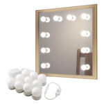 Kingso 10個ミラー用バニティ電球LEDミラーライト