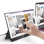 BlitzWolfR BW-PCM8 14 インチ Touchable UHD 4K Type C ポータブルモニター