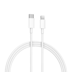 オリジナルのXiaomi USB-C-Lightningデータケーブル、MFi認証付き電力供給高速充電1m長さiPhone 12 SE 2020 iPad 2020