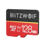 BlitzWolfR BW-TF1 Class 10 UHS-3 V30 128GB Micro SD TF Memory Card with Adapter