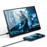 BlitzWolfR BW-PCM2L 13.3 Inch FHD 1080P Type C Portable Computer Monitor Gaming Display Screen for Smartphone Tablet Laptop Game Consoles