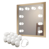 Kingso 10個ミラー用バニティ電球LEDミラーライト