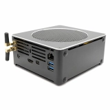 Eglobal S200 Mini PC Xeon E-2176M 16GB+256GB/512GB Hexa Core Win10 DDR4 Intel UHD Graphics 630 4.4GHz Fanless Mini Desktop PC SATA mSATA MIC VGA HDMI 1000M WIFI