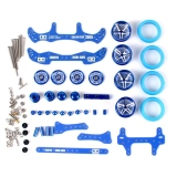 1 Set MA/AR Chassis Modification Set Kit With FRP Parts For Tamiya Mini 4WD RC Car Parts With Wheel –