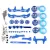 1 Set MA/AR Chassis Modification Set Kit With FRP Parts For Tamiya Mini 4WD RC Car Parts With Wheel –