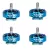 4 PCS T-Motor VELOX VELOCE SERIES V2207.5 V2 2550KV 4-5SRCドローンFPVレーシング用ブラシレスモーター